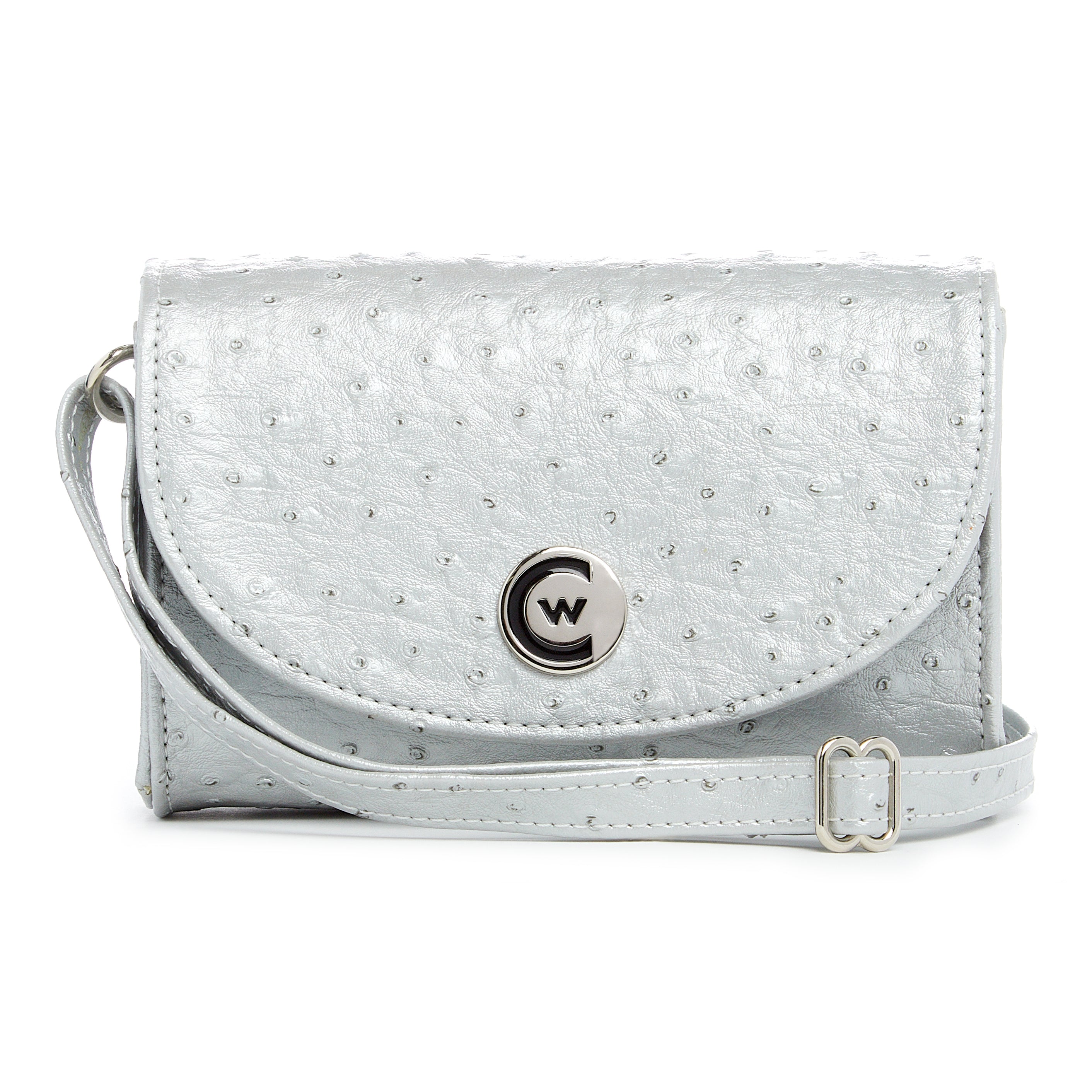 Silver "Ostrich” w/Silver Accents image 0