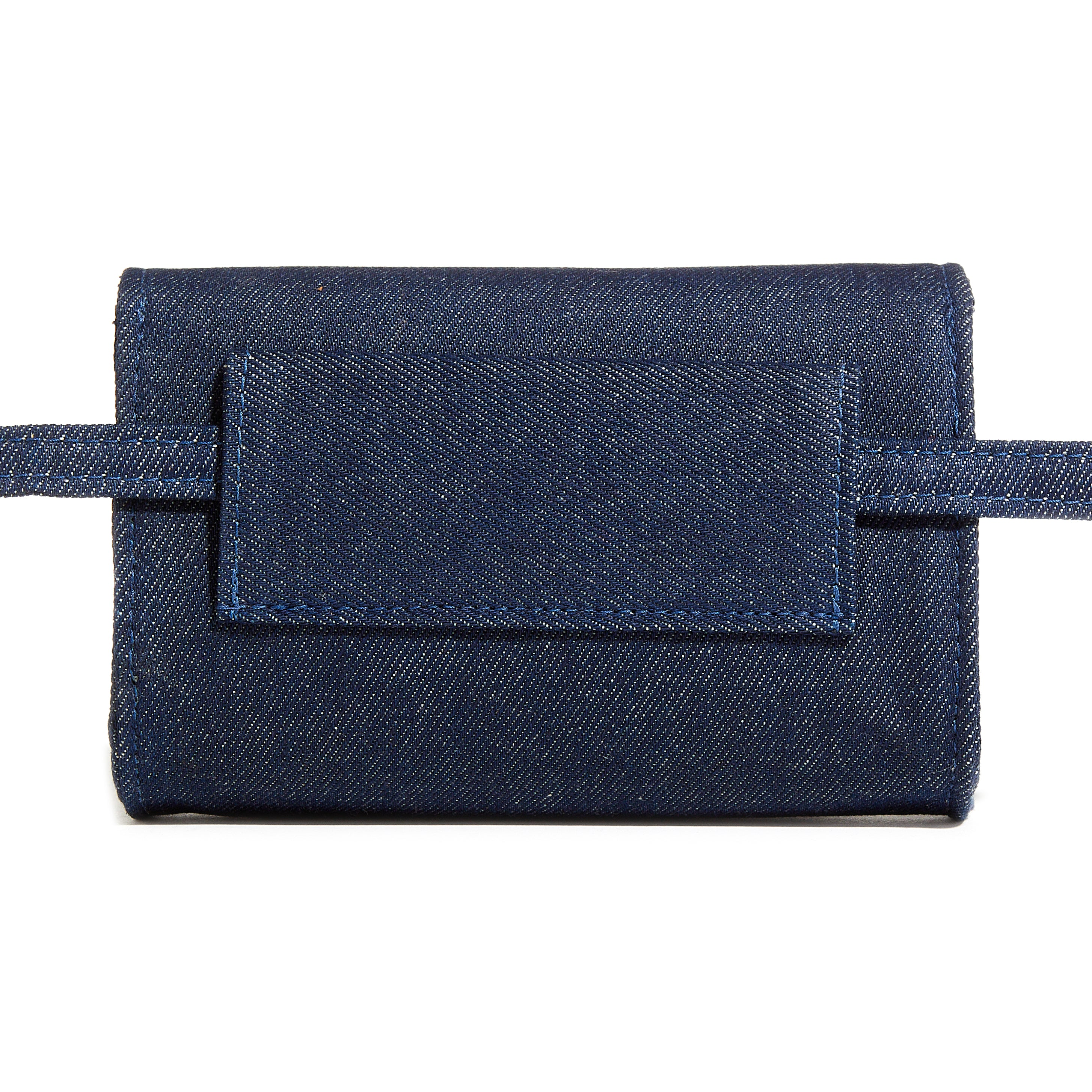 Denim Clutch w/ Gold Accents image 3