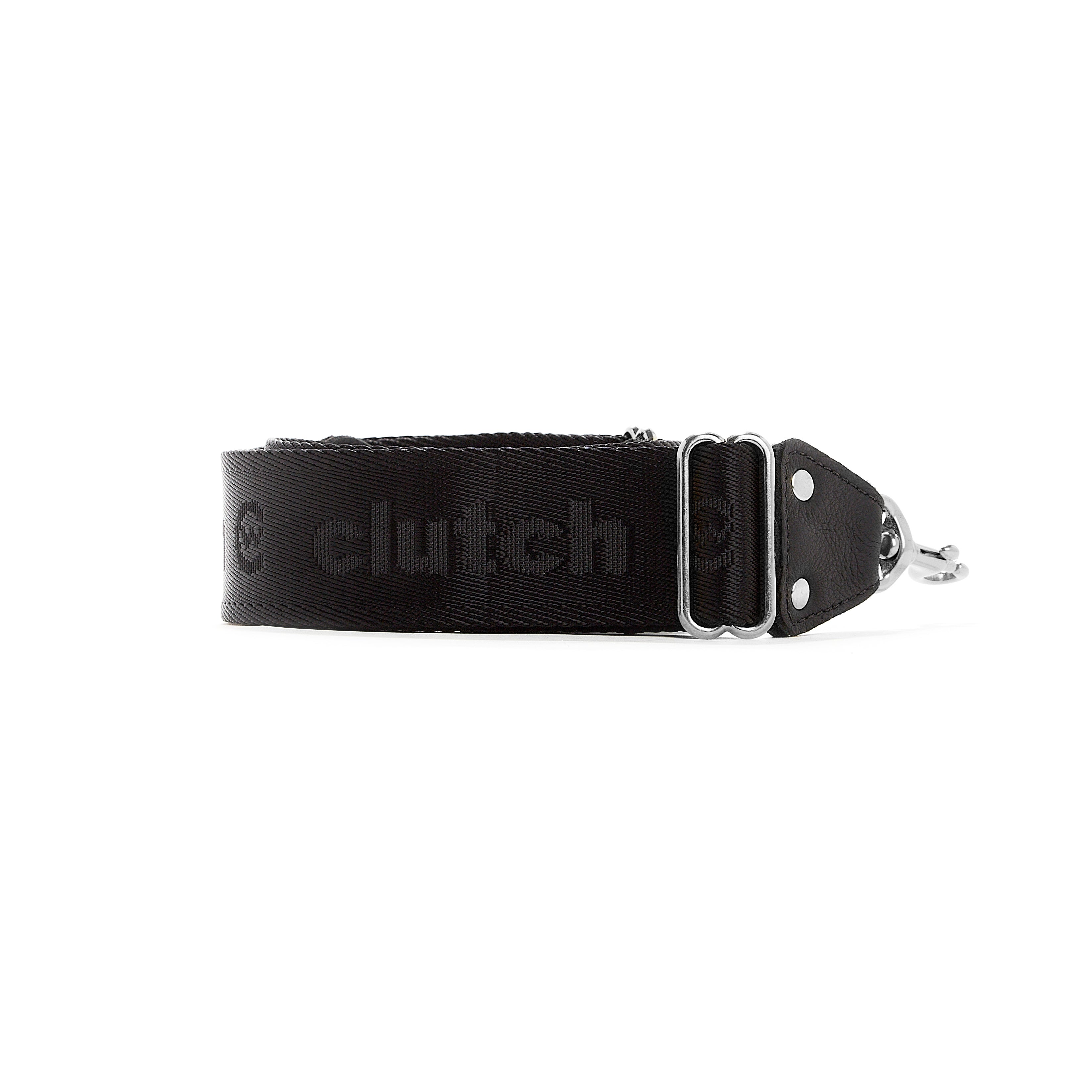 Clutch Webbing Strap - Black/Black/Silver image 2