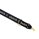 Clutch Webbing Strap - White/Black/Gold image 0