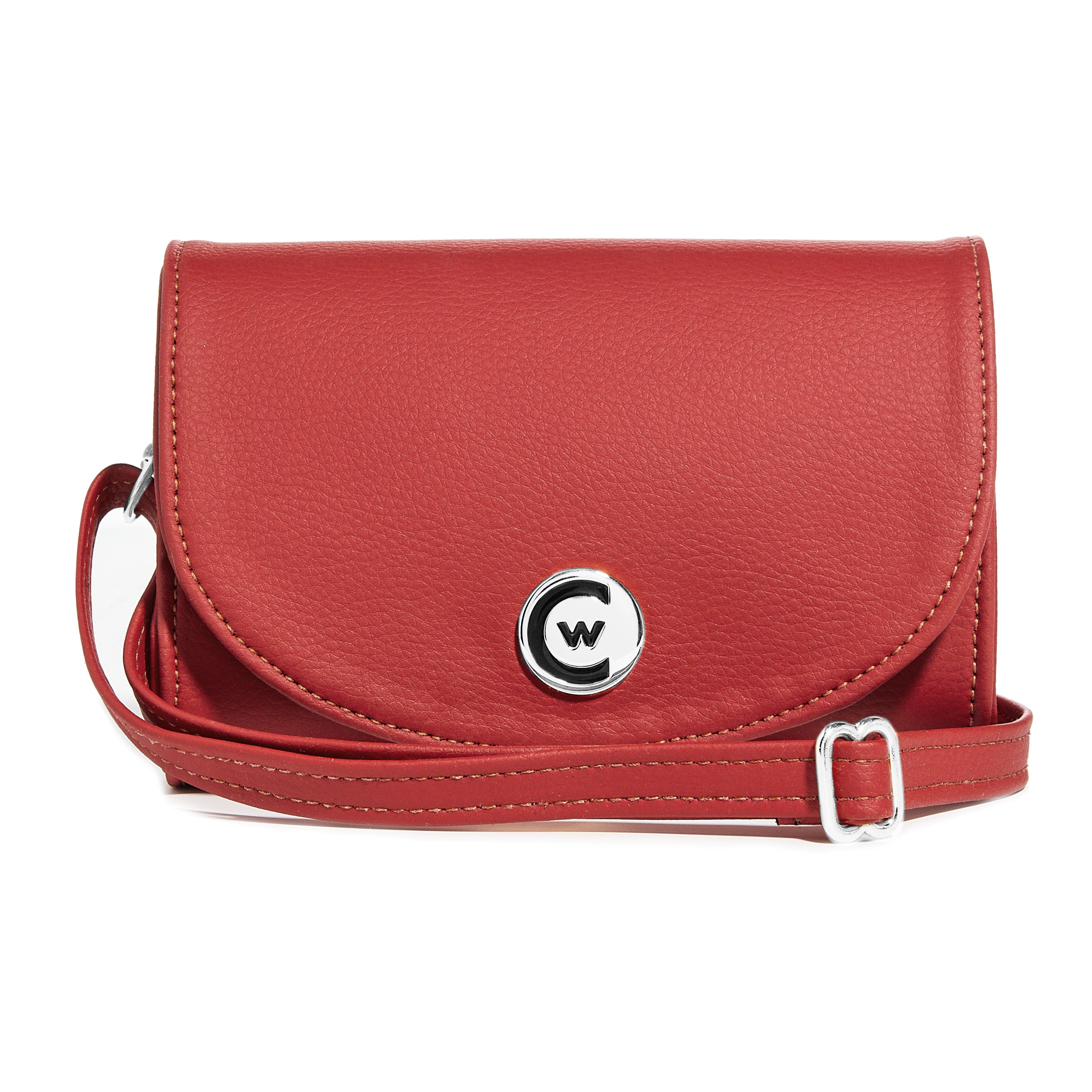 Red Smooth "Leatherette" w/ Silver Accents image 0