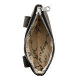 Black "Smooth" Elevated Fanny Pack w/ Silver Accents image 5