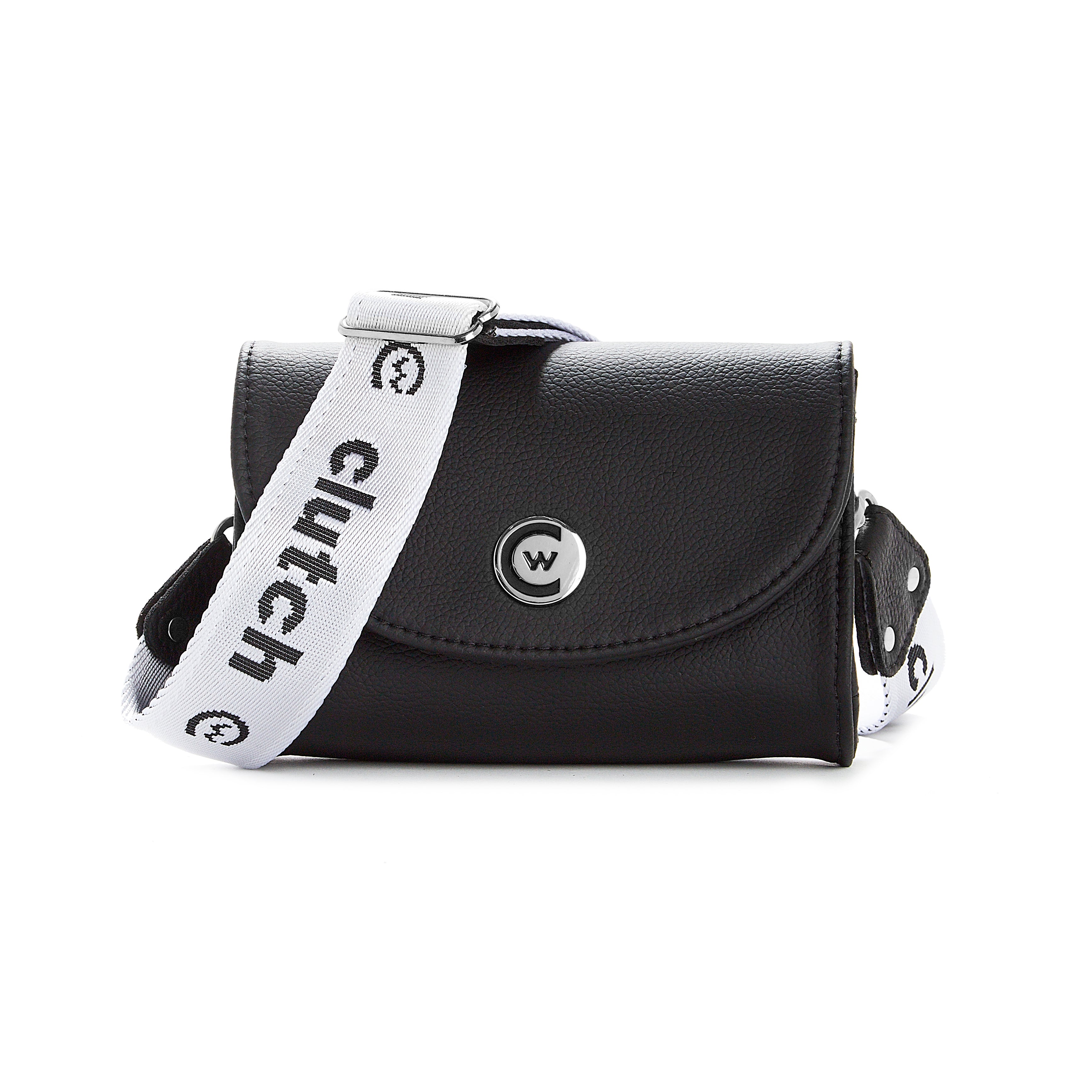 Clutch Webbing Strap - Black/White/Silver image 3