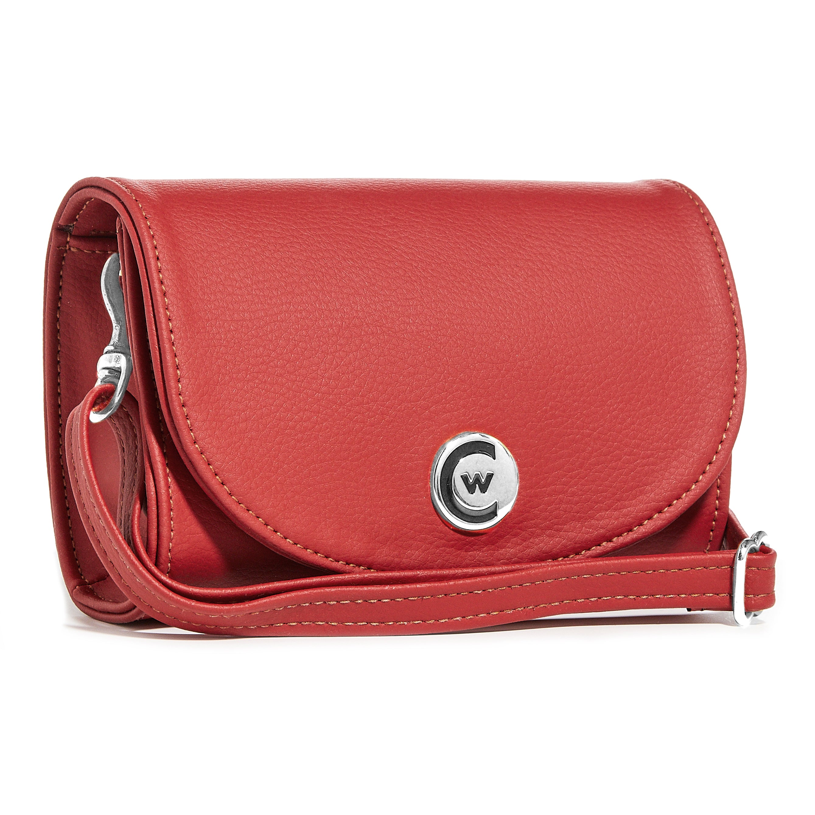 Red Smooth "Leatherette" w/ Silver Accents image 1