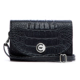 Black Matte "Croc" w/ Silver Accents image 0