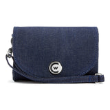 Denim Clutch w/ Silver Accents image 0