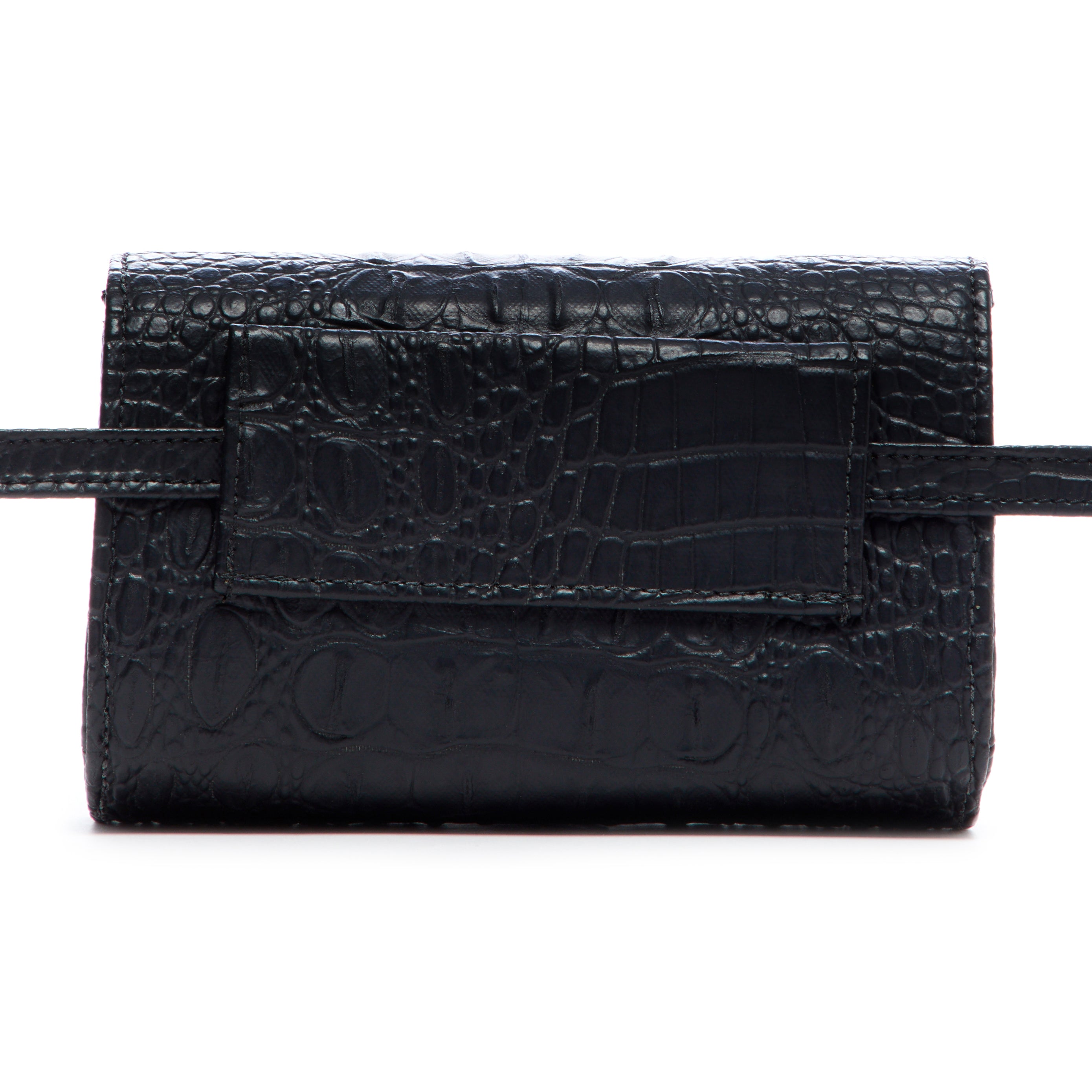 Black Matte "Croc" w/ Silver Accents image 3