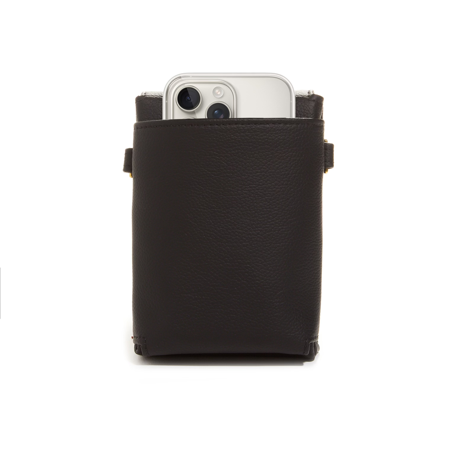 Leatherette "Arena Crossbody" w/Gold Accents image 1