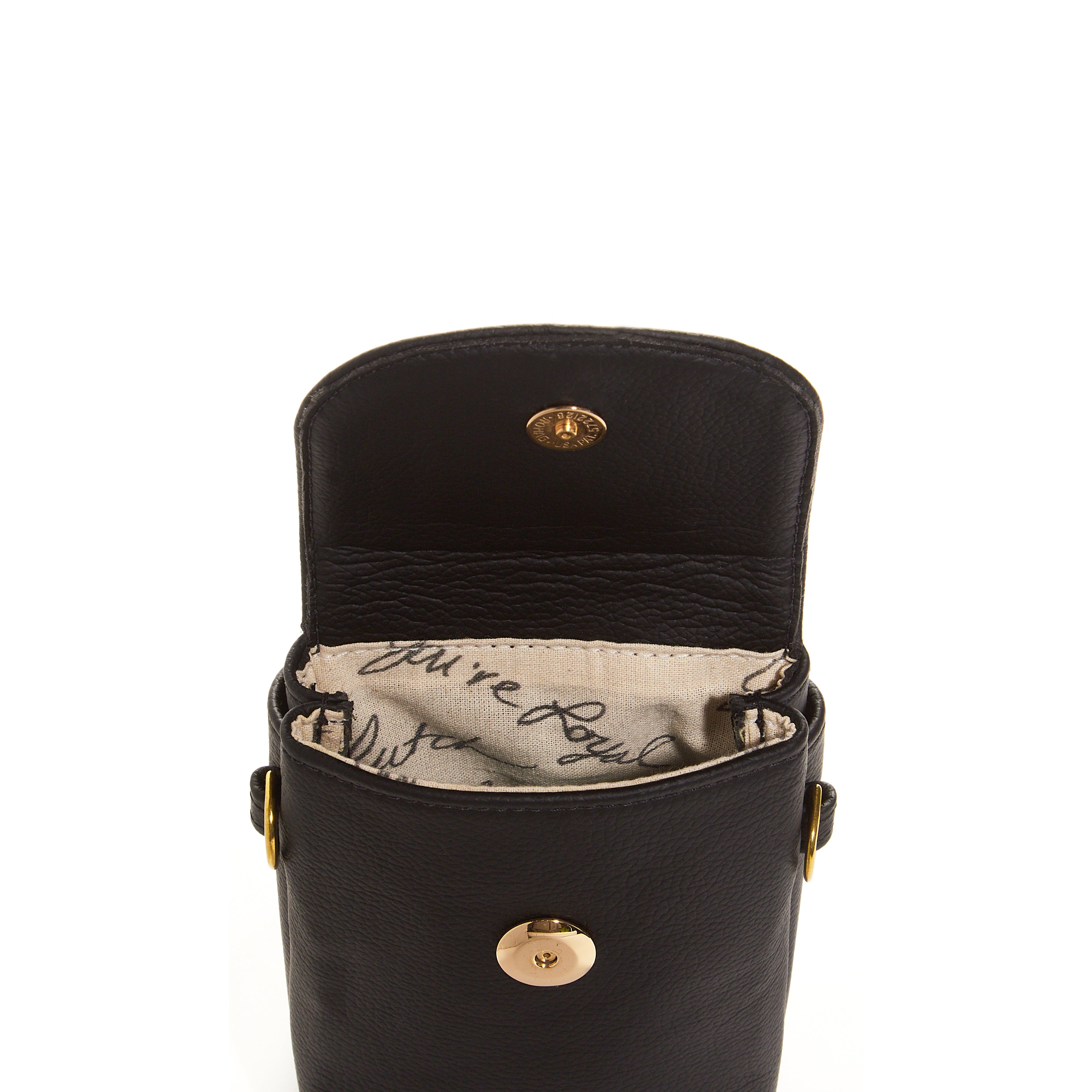 Leatherette "Arena Crossbody" w/Gold Chain Strap image 4