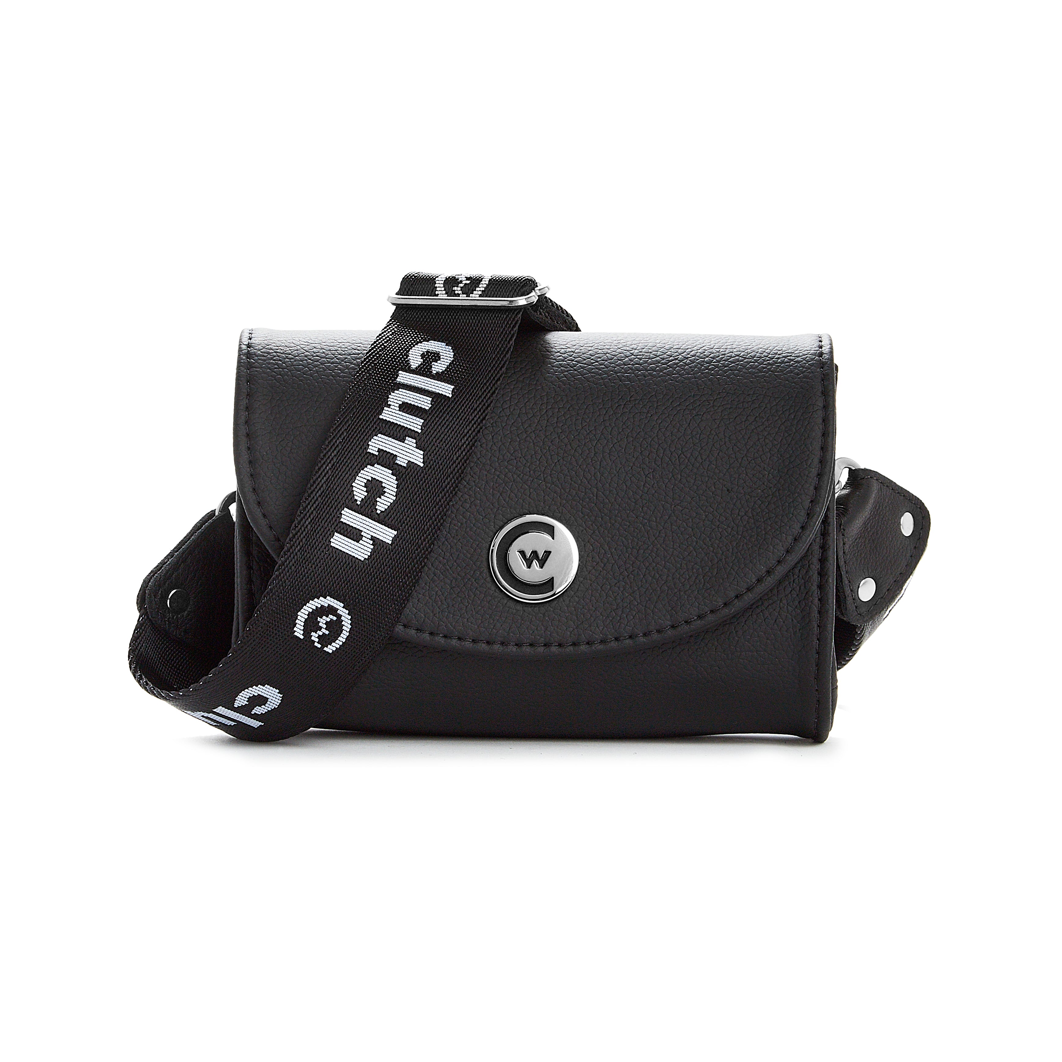 Clutch Webbing Strap - White/Black/Silver image 3