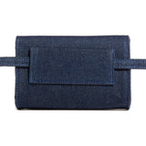 Denim Clutch w/ Silver Accents image 3