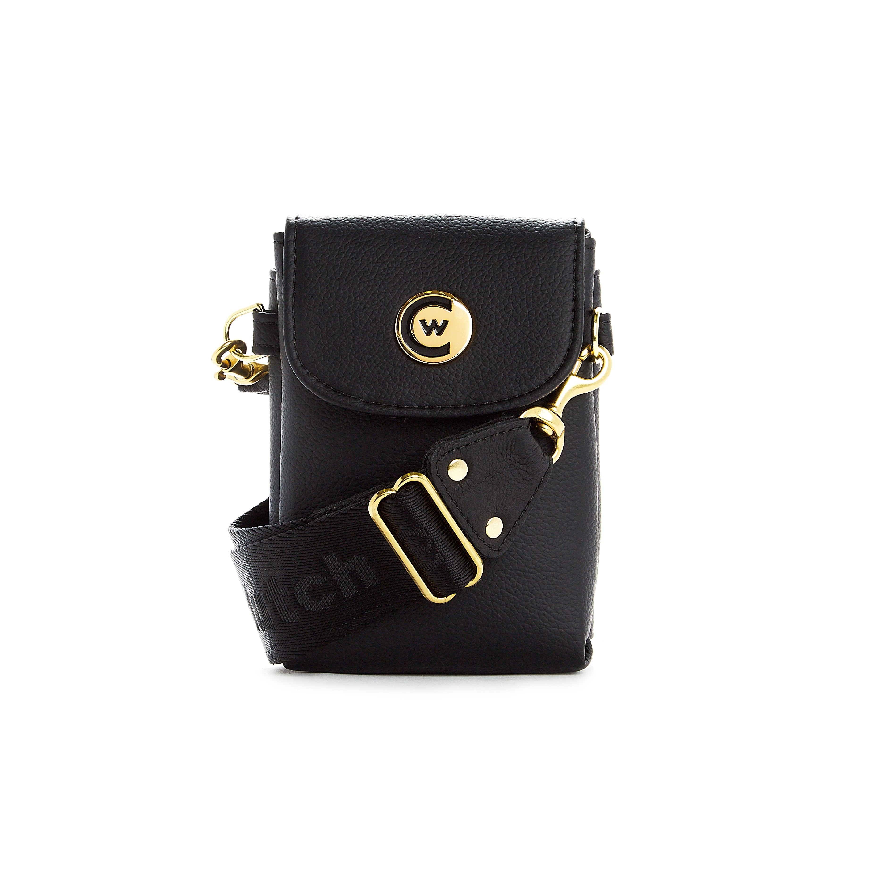 Clutch Webbing Strap - Black/Black/Gold image 1