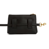 Black "Smooth" Elevated Fanny Pack w/ Gold Accents image 1